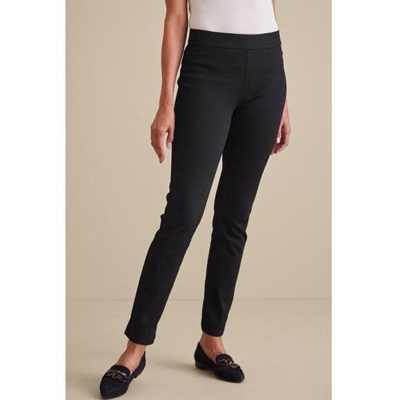 Soft Surroundings Ultimate Denim Pull-On Slim Leg Jeans - Picture 1 of 5